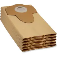 Markenlos Filterzakken voor nat- en droogzuigers - 5 stuks