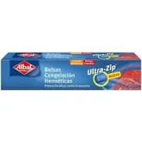Big Buy Cooking Albal Ultra-Zip vrieszakken, 2 formaten, 20 stuks