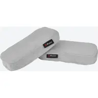 AROZZI Armleuning Kussens - Memory Foam - Velvet Hoes - Grijs