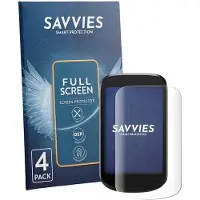 Savvies - Screenprotector voor iGPSPORT BSC500 - Folie Beschermfolie transparant volledig dekking 4 Stuks