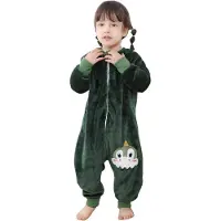 Famanu - Slaapzak met voeten, winterslaapzak voor kleine kinderen, sluimerzak met mouwen, slaapzak met pijpen, slaapoverall, pyjama met ritssluiting, 1-6 jaar