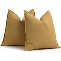 Famanu – kussenhoezen set van 2 – luxe zachte sofa kussenslopen met elegant design – voor bank/bed/woondecoratie