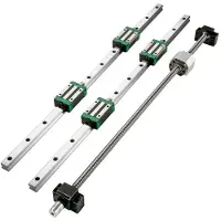 Vevor Lineaire geleider HGR 20-1500mm lineaire rail met 4 stuks schuifblok kogelomloopspindelgeleiderail voor 3D-printer CNC-machine
