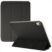 Accezz Leather Trifold Bookcase voor de Apple iPad 11 (2025) 11 inch A16 / iPad 10 (2022) 10.9 inch - Zwart