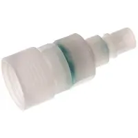 Tameson PVDF DN 7.2 Koppeling Insteeknippel G 1/2 inch Binnendraad Dubbele afsluiting