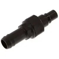 Tameson POM DN 7.2 Koppeling Insteeknippel 13 mm Slangpilaar Dubbele afsluiting