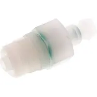 Tameson PVDF DN 5 Koppeling Insteeknippel 6x8 mm opsteekfitting Dubbele afsluiting
