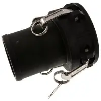 Tameson Camlock DN 90 (4'') Koppeling Polypropyleen met slangpilaar (100 mm) Type C MIL-C-27487