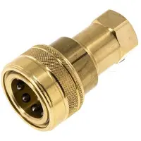 Tameson Messing DN 12.5 Hydraulische Koppeling Snelkoppeling G 1/2 inch Binnendraad ISO 7241-1 B D 23.5mm