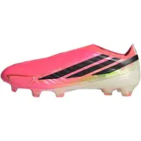 Adidas F50 Hyperfast Elite Veterloze Gras Voetbalschoenen (FG) Felroze Zwart Goud Wit