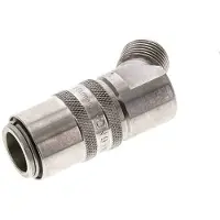 Tameson RVS DN 9 Tempereerkoppeling Snelkoppeling G 3/8 inch Buitendraad 45-deg