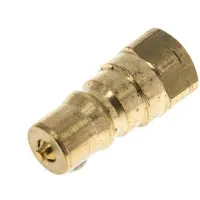 Tameson Messing DN 5 Hydraulische Koppeling Insteeknippel 1/8 inch NPT binnendraad ISO 7241-1 B D 10.9mm