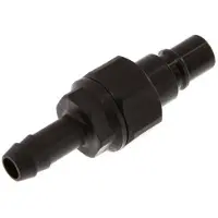 Tameson POM DN 7.2 Koppeling Insteeknippel 9 mm Slangpilaar Dubbele afsluiting