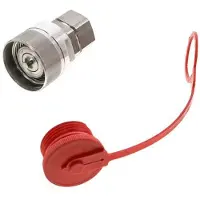 Tameson RVS DN 25 Hydraulische Koppeling Insteeknippel G 1 inch Binnendraad D M48 x 3
