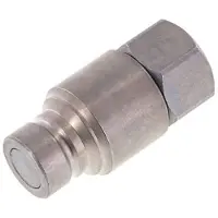 Tameson Stalen DN 12.5 Vlakdichtende Koppeling Insteeknippel G 1/2 inch Binnendraad ISO 16028 CEJN D 24.5mm