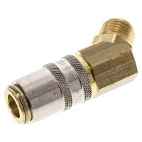 Tameson Messing DN 6 Tempereerkoppeling Snelkoppeling G 1/4 inch Buitendraad 45-deg