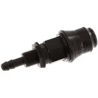 Tameson POM DN 5 Koppeling Snelkoppeling 6 mm Slangpilaar Schotkoppeling