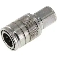 Tameson Stalen DN 10 Hydraulische Koppeling Snelkoppeling M18x1.5 Binnendraad ISO 7241-1 A D 17.3mm