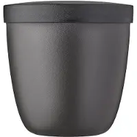 Mepal Snackpot Ellipse 500 ml - Nordic black - Fruitbakje - Snackbakje