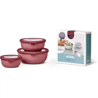 Mepal Multikom Cirqula 3-delige set (350, 750, 1250 ml) - Vivid mauve