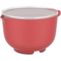 Mepal Beslagkom met deksel Chef it - 1.5 l - Schaal - Magnetron- en vaatwasmachinebestendig - Bakspullen - Coral