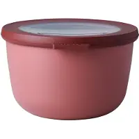Mepal Cirqula Meal prep bakje - Magnetronschaal - rond 1000 ml - Vivid mauve