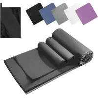 Famanu – Microvezel handdoekenset (120 x 60 cm & kleine gezichtshanddoek) - lichte strandhanddoek - sneldrogende reishanddoek - sporthanddoek - microvezel handdoeken voor camping en fitness