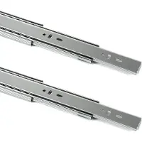 Famanu - 2 Paar (4 stuk) Volledig uitschuifbaar Ladegeleider Lengte 350 mm Draagkracht 45 kg gegalvaniseerd