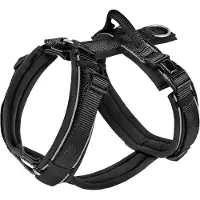 Famanu – Hondentuig - reflecterend borsttuig met handvat - verstelbaar voor middelgrote honden - duurzaam materiaal - comfortabel en veilig - geschikt voor wandelen - sporten en outdoor gebruik