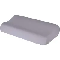 Famanu - Kussensloop, kussenhoes voor nekkussen, neksteunkussen, gezondheidskussen van katoen voor maten van 35 x 60 tot 45 x 75 cm (lichtgrijs 105)
