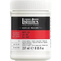 LIQUITEX 5321 Professional Mattes Gel Medium 237 ml – Acryl Additief, Volumevergroting, Consistentie Verdikken, Matte Afwerking
