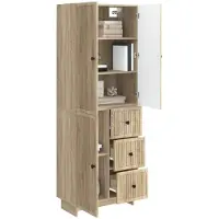 vidaXL Kast Set 2 st Bewerkt hout