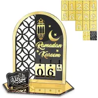 Famanu – Mubarak adventskalender - doe-het-zelf - Mubarak decoratie - acryl aftelkalender - countdown - geschenkornamenten voor
