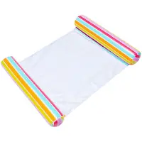 Swim Essentials waterhangmat met regenboogkleuren