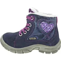 Richter Kinderschuhe Mädchen Schnürstiefel Lauflernschuh Blau Freizeit