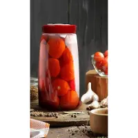 Famanu - Fermentatiepot met 1-weg luchtontluchtingsopening - 2,2 liter, 2 stuks - ideaal voor veilige fermentatie voor kefir, kimchi, zuurkool, zuurdesemstarter, nachthaver - gistingspotten Pack van 2