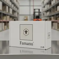 Famanu - Wandkapstok met 5 haken, zwart, modern design voor hal of woonkamer
