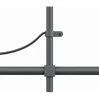 Artemide - Desk fixed support anthracite grijs Accessoires