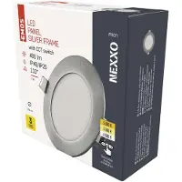 Emos LED inbouwspot NEXXO, zilver, 12 cm, 7 W, warm/neutraal wit, ZD1223