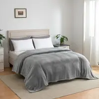 Famanu - Fleece Deken 230 x 270 cm - Pluizige Plaid voor Bank & Bed - Zacht & Warm