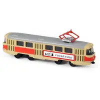 Rappa Metalen Retro Tram 16 Cm Hoge Tatra