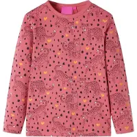 Kamome vidaXL Kinderpyjama met lange mouwen, oudroze, maat 92