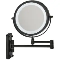 Ginza.se - Makeup Artist Mirror - Double Sided w. LED - Black