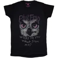 Ginza.se Pink Floyd - Owl - WDYWFM? Dames T-shirt - M - Zwart