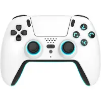 Freaks and Geeks draadloze Bluetooth-controller (wit) voor PS5