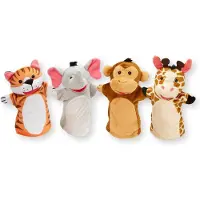 Melissa & Doug Hand Puppets Zoo Friends Hand Puppet Veelkleurig Kinderen