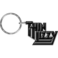 Ginza.se Thin Lizzy - Logo Sleutelhanger - Zilverkleurig/Zwart