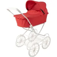 Ginza.se - Doll Pram, Classic in Red (20-44KLAS-R)