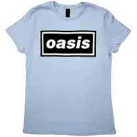 Oasis T-Shirt Decca Logo Femme Bleu - Taille S