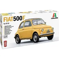 Wittmax Modelbouwpakket Auto - 4715 FIAT 500 F - Auto - Upgraded edition Plastic - 1:12 - Modelbouw